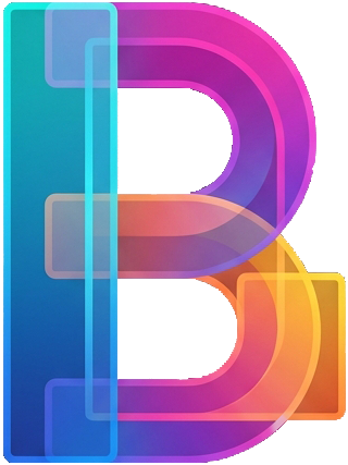 Boarderless B Logo Watermark